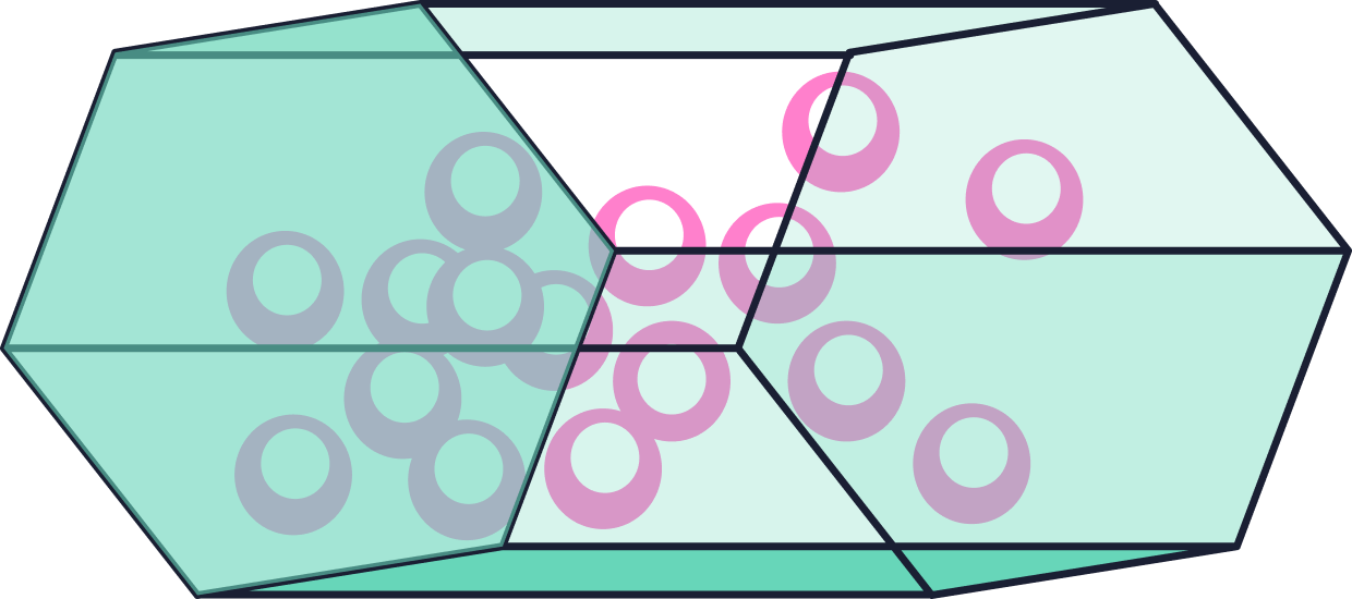 Lottery machine with balls